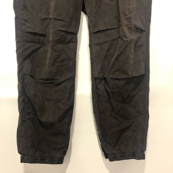 NWT By Anthropologie Slouchy Aviator Pants Carbon Brown Size 14 - Picture 8 of 15